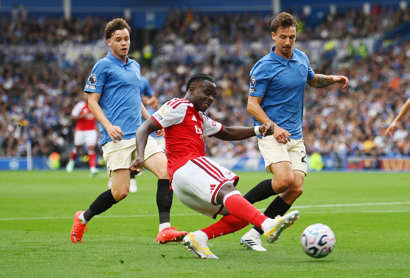 brighton-and-hove-albion-v-arsenal-fc-premier-league-2026-27-1-2 Three key passess, won five duels: Arsenal star’s performance under spotlight after Brighton defeat