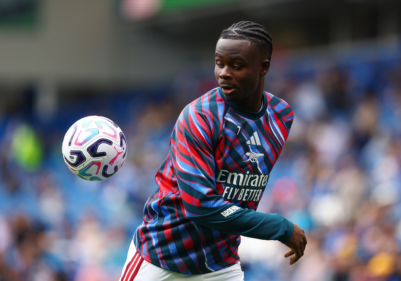 brighton-and-hove-albion-v-arsenal-fc-premier-league-2026-27-2-1 Three key passess, won five duels: Arsenal star’s performance under spotlight after Brighton defeat