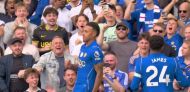Morgan Rogers celebrates goal vs Hull City