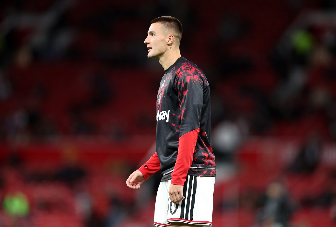 Benjamin Cesko, do Manchester United, durante treino