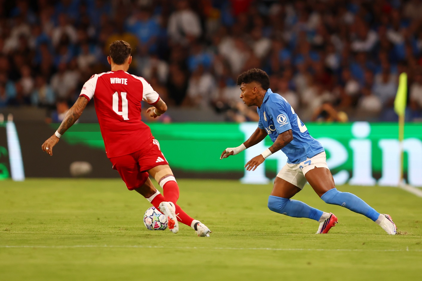 ssc-napoli-v-arsenal-fc-uefa-champions-league-2026-27-league-phase-md1-1-1 Arsenal first team player spotted walking ‘gingerly’ following Napoli win
