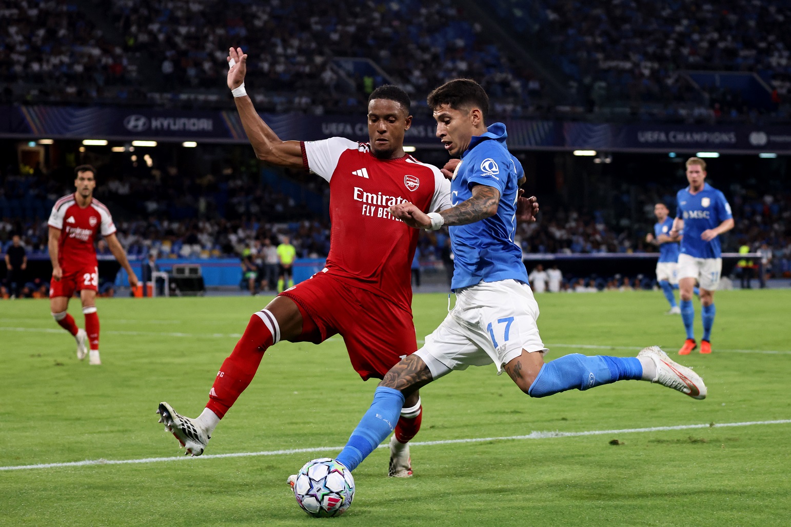 106 passes, 98% accuracy: Arsenal star displayed assured performance vs Napoli